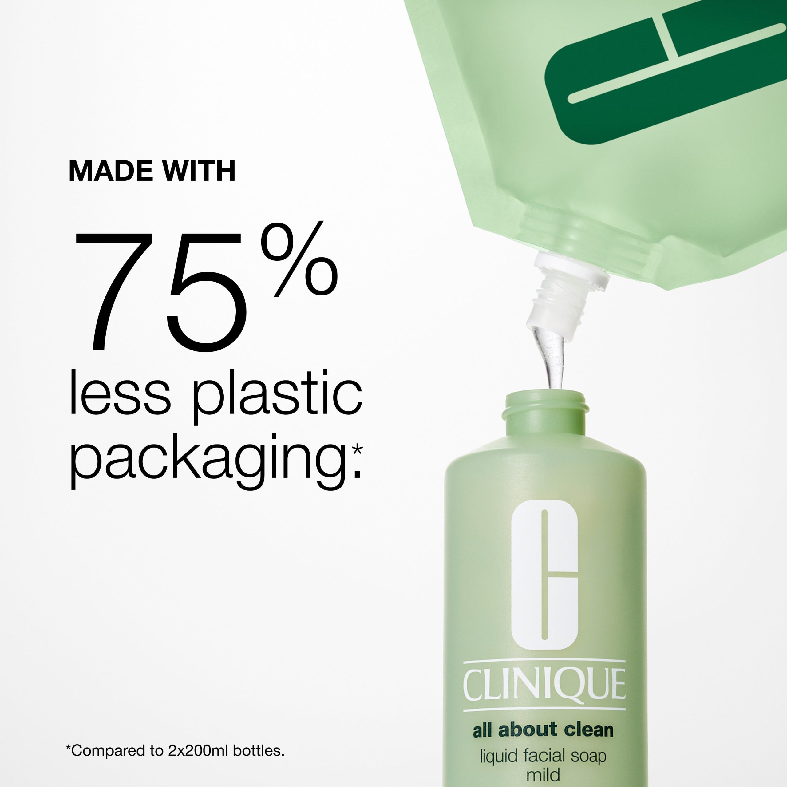 All About Clean? Liquid Facial Soap Mild for Dry Combination Skin Types - 13.500 fl oz - Image 2